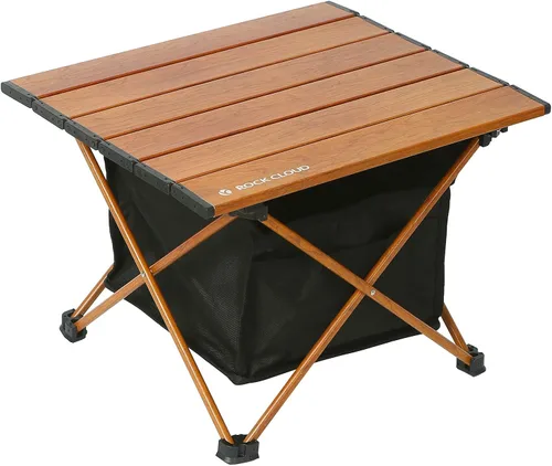 Vista 31 de ROCK CLOUD Mesa de camping portátil de aluminio ultraligera, plegable, mesa de playa para campamento, senderismo, mochileros, picnic al aire libre