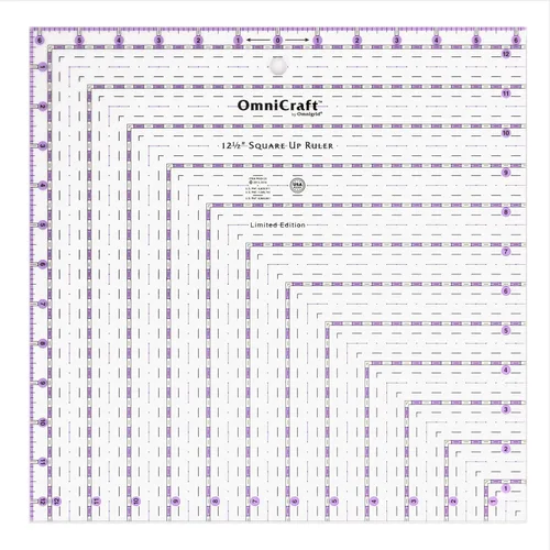 Vista 4 de Omnigrip Regla antideslizante cuadrada de 16,5 cm x 16,5 cm para bordado de Omnigrid