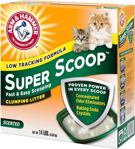 Vista 13 de Arm & Hammer Super Scoop - Arena aglutinante con aroma fresco, 14 libras