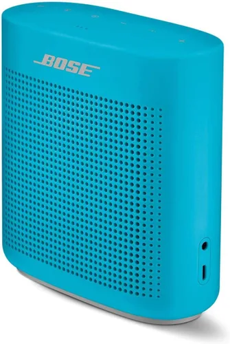 Vista 5 de Bose SoundLink Color II: Altavoz Bluetooth Portátil, Altavoz Inalámbrico con Micrófono - Azul Aqua Azul aguamarina