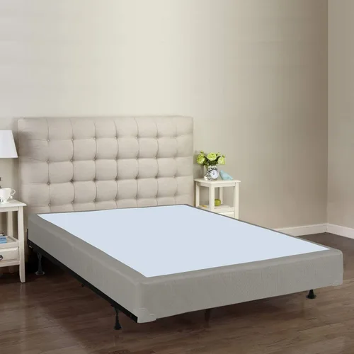 Vista 27 de Greaton, Base de cama con somier, tamaño individual, base de colchón de madera de 2 pulgadas, fabricada en Estados Unidos, silenciosa, sin ruido, 2