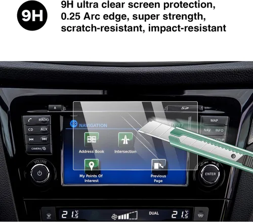 Vista 2 de YEE PIN 2019 2020 Rogue Sport - Protector de pantalla para 2015 2016 2018 2019 2020 Rogue T32 Connect Center Control Touch Screen HD Película