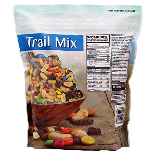 Vista 2 de Kirkland Signature Nuts, pasas, M&M's Trail Mix - 4 libras