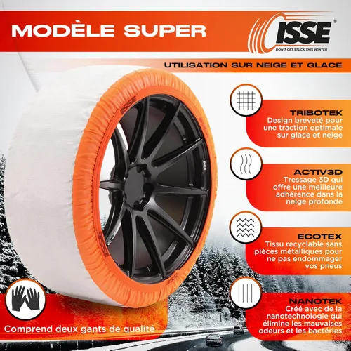 Vista 2 de Edición Super Larga vida de cobertor de tracción para la nieve Shark C50054