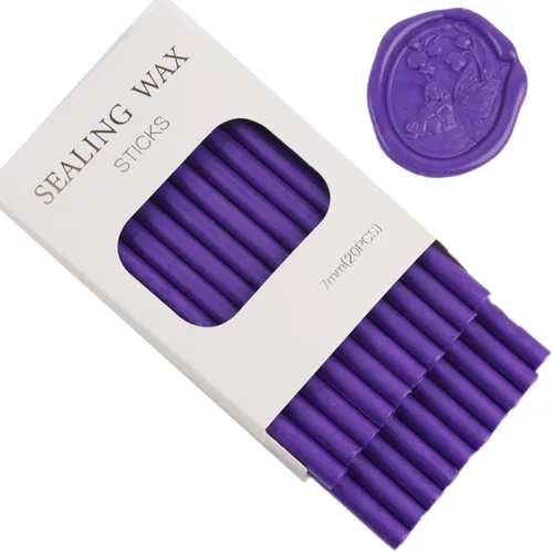 Vista 17 de 20pcs pegamento pistola cera sello palos para invitaciones de boda, sellado de letras sobre - negro