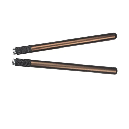 Vista 4 de Herramienta de microblading de cejas de acero inoxidable 10 unids mango de microblade suministros de maquillaje permanente