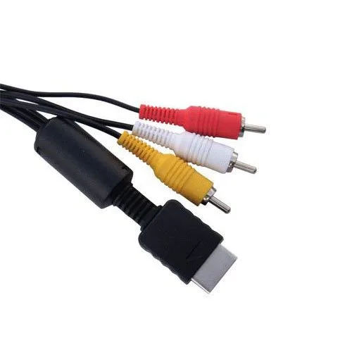 Vista 3 de OSTENT Cable de audio y video AV para consola de sistema Sony PS1 PS2 PS3