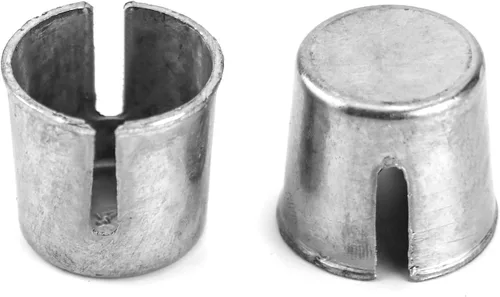 Vista 5 de QWORK Tapón de cuñas de poste de batería, paquete de 4 extremos de cable terminal para poste positivo o negativo