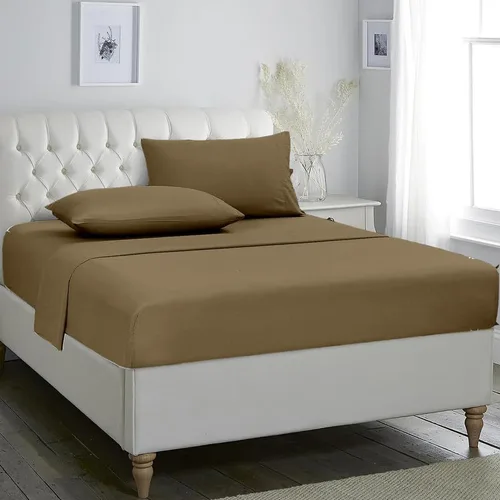 Vista 23 de Rajlinen Juego de sábanas de 4 piezas tamaño individual, juego de sábanas 100% algodón, sábanas de lujo para hotel con bolsillos profundos de hasta