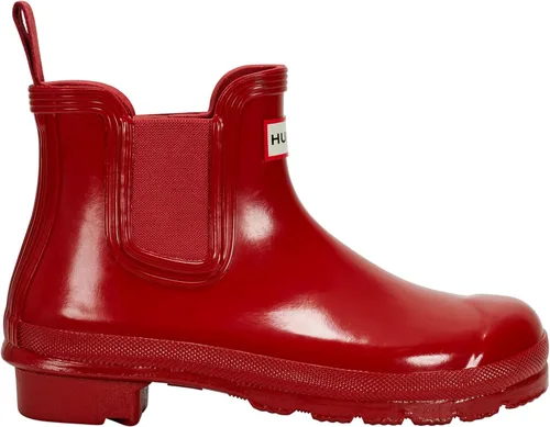 Vista 5 de Hunter Botas estilo Chelsea brillantes originales, para mujer
