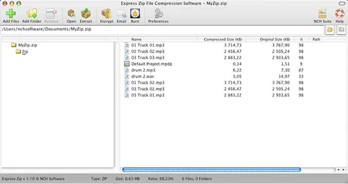 Vista 2 de Express Zip File Compression Software - Zip and Compress Files & Folders Easily [Download]