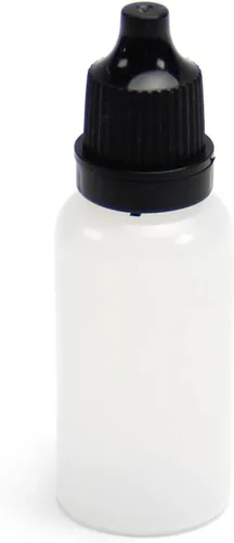Vista 20 de Othmro Botellas cuentagotas de plástico de ojo de laboratorio de polietileno de 0.3 onzas, 20 piezas, gotero líquido exprimible de 0.0 fl oz, boca