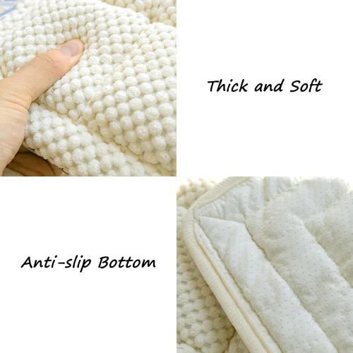 Vista 4 de Awjcsv Funda protectora de sofá para perros, funda de sofá lavable para perros, funda antideslizante para sofá y cama (beige, 27.6 x 59.1 pulgadas)