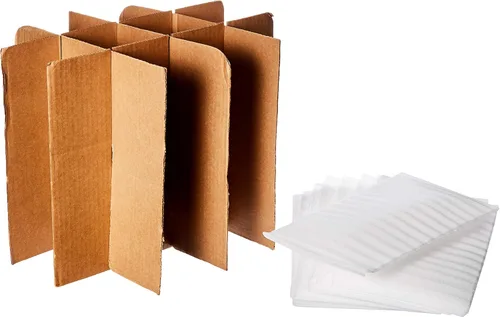 Uboxes Kit divisor de celdas de vidrio: compartimentos de caja y bolsas de espuma para proteger tus gafas (GLASSPACK012)