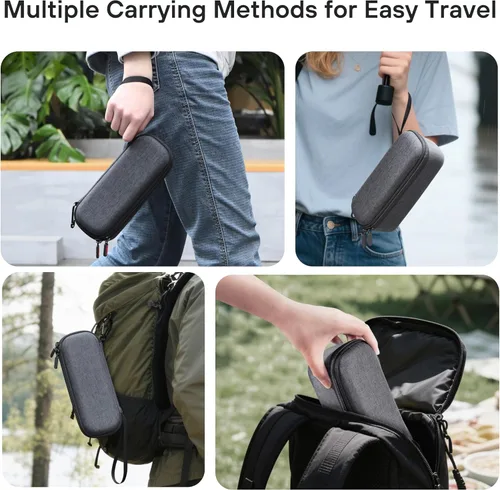 Vista 6 de STARTRC PHOTO Bolsillo 3 de doble capa Estuche de transporte portátil Duro Bolsa de almacenamiento ligero Correa de muñeca Bolso para DJI Osmo