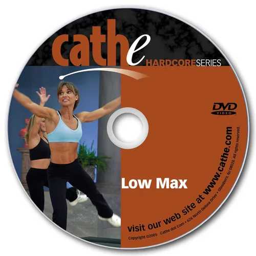 Vista 3 de Cathe Friedrich Low Max Step Aerobics Low Impact Exercise DVD For Women - Use For Cardio Fitness and Aerobic Conditioning
