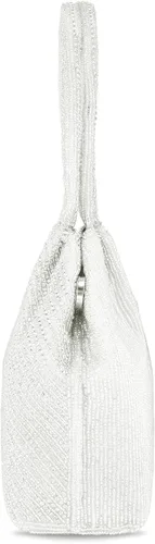 Vista 2 de Aheli Potli - Bolsas de noche para mujer, bolso étnico de novia con cordón (P68), Oro