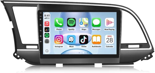 Estéreo de coche para Hyundai Elantra 2016-2018, CarPlay inalámbrico