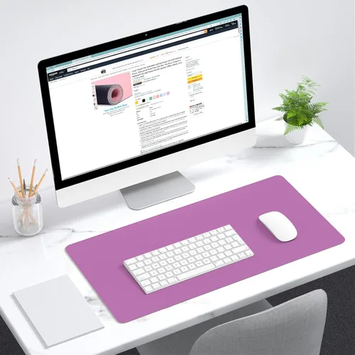 Vista 118 de Dapesuom Alfombrilla grande para mouse, alfombrilla de mouse para juegos extendida con bordes cosidos, alfombrillas de escritorio de tamaño completo