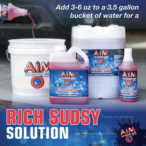 Vista 7 de AIM Chemicals - Champú para auto con fórmula de alta espuma, champú profesional para lavado de autos compatible con revestimientos de cerámica