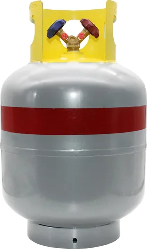 Vista 6 de Flame King YSNR501 tanque cilíndrico para recuperación de refrigerante, 50 libras