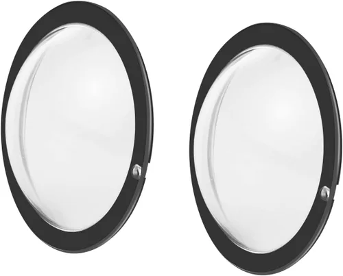 Vista 2 de PULUZ Protector de lente para Insta 360 x 3, protectores de lente duales para Insta360 X3, funda protectora de PC, protectores adhesivos de lente