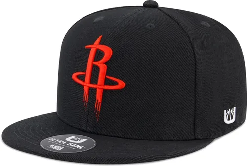 Vista 27 de Ultra Game Gorra de béisbol negra Ultimate oficial de sarga con broche a presión de la NBA para hombres
