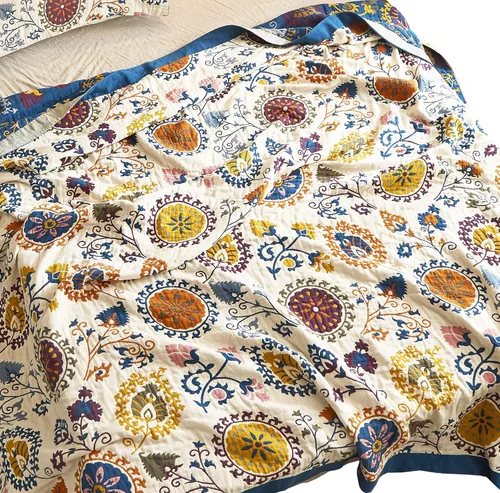 Vista 16 de MEJU Manta ligera de muselina marrón para perros, cachorros, para niños, para cama, sofá, 100% algodón peinado, de 3 capas, suave y cálida