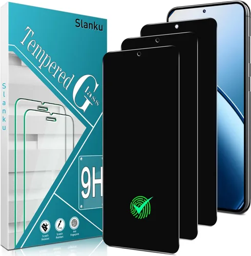 Vista 8 de Slanku Paquete de 3 protectores de pantalla para Samsung Galaxy S23 Plus Transparente