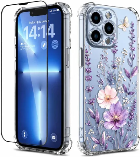 Vista 75 de Funda para iPhone 13 y iPhone 14 (6.1 pulgadas) con protector