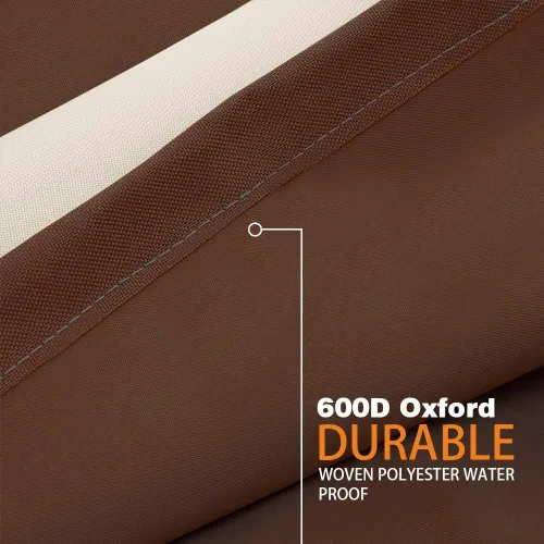 Vista 4 de Vailge - Funda de taburete para patio, impermeable, resistente, con asas acolchadas; ideal como cubierta para mesa auxiliar de patio, cubierta