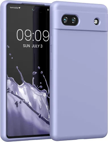 Vista 43 de kwmobile Funda Compatible con Google Pixel 6 Pro - Funda de Teléfono de Silicona TPU con Acabado Suave - Azul Caribe