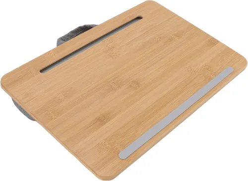 Vista 6 de Soporte de regazo para computadora portátil, multifuncional, ergonómico, para cama, sofá, hogar, oficina, trabajo, 16.5 x 10.8 pulgadas