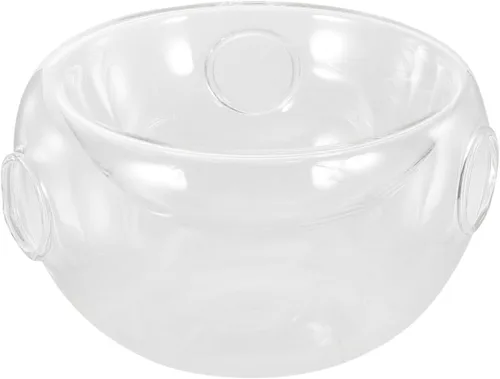 Vista 10 de DOITOOL Vajilla de hielo seco, tazón de ensalada doble transparente, 3.93 x 3.93 x 2.36 pulgadas, cuenco transparente para servir en restaurantes