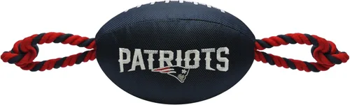 Vista 13 de Juguetes de fútbol NFL para perros de Washington Commanders de Pets First, materiales de nylon de alta calidad resistentes, cuerdas fuertes