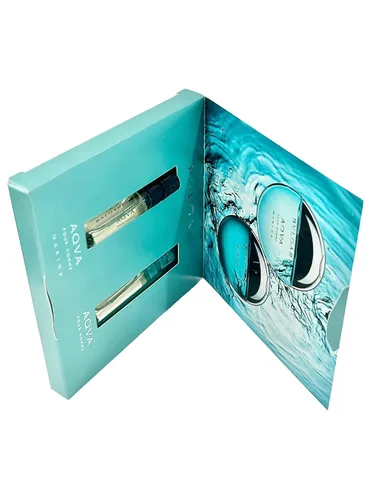 Vista 2 de BVLGARI AQVA Pour Homme Men Sample EDT 0.1 fl oz 0.05 Fl Oz Set de perfume (1 juego de 2 viales)