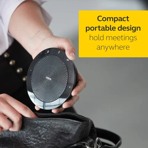 Vista 5 de Jabra – bocinas USB para Skype, Negro