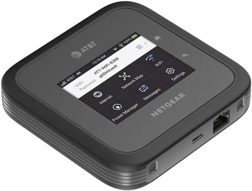Vista 4 de NETGEAR Nighthawk M6 Pro Hotspot móvil 5G mmWave, 8Gbps, desbloqueado, AT&T y T-Mobile, itinerancia internacional, dispositivo WiFi portátil