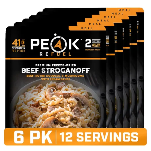 Vista 36 de Peak Refuel Pasta de Carne con Salsa Marinara 49g de Proteína 1040 Calorías Carne 100% Real Comida Premium Deshidratada al Vacío