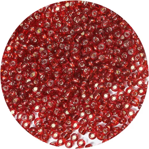 Vista 18 de Bala&Fillic Cuentas de semillas de color perla azul claro opaco de 0.157 in, aproximadamente 1200 piezas/3.53 oz en bolsa, 6/0 cuentas de vidrio