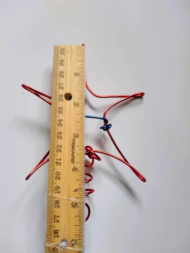 Vista 4 de Red & Blue 4th of July Tree Star Topper for Independence Theme Holiday Trees