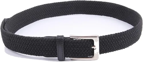 Vista 3 de Cintos trenzados multicolores expansibles, tejidos, tela elástica, de lienzo