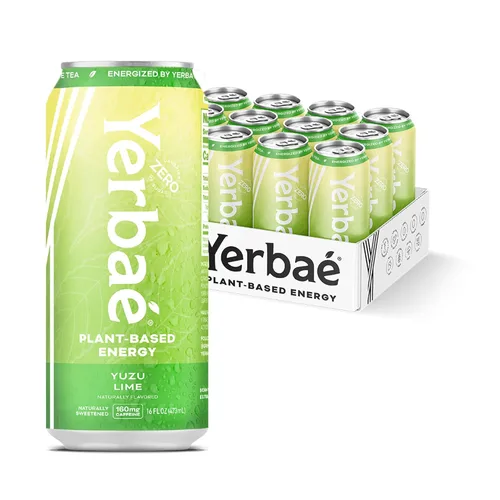 Vista 18 de Yerbae - Agua espumosa mejorada (12 unidades) Energy Yerba Mate 340 ml, lata