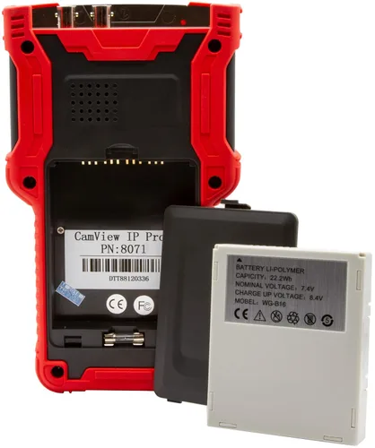 Vista 12 de Triplett 8071 CamView IP Pro+ CCTV Cámara Probador con servidor DHCP incorporado - IP, NTSC/PAL, AHD, TVI