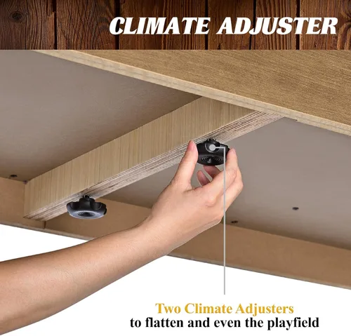 Vista 6 de Barrington Shuffleboard Multiple Styles Urban Shuffleboard Game Table Collection, Durable Designs with Puck Set Accessories, Perfect for Family Game