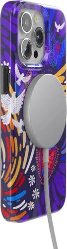 Vista 6 de Casely Funda para iPhone 15 Pro Todas las cosas divertidas Diversión en días laborables Compatible con MagSafe Diseño clásico ultra delgado