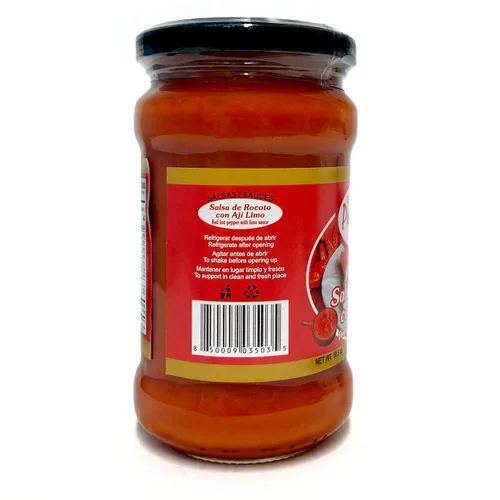 Vista 4 de Peru Chef Salsa de Rocoto con Aji Limo / Pimiento rojo picante con chile limusino 10.5oz 2