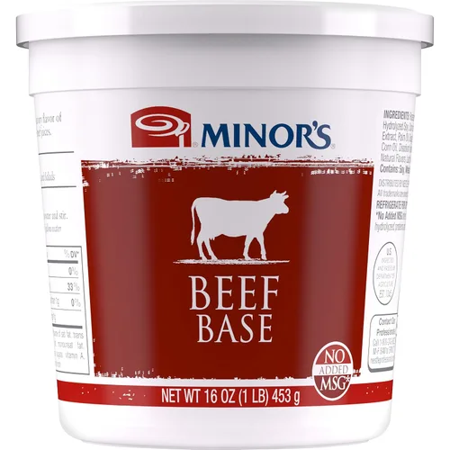 Vista 2 de Minor's Bases y caldos de carne y pollo, ideal para sopas y salsas, 0.00 oz de grasa trans, sin MSG añadido, 16 onzas