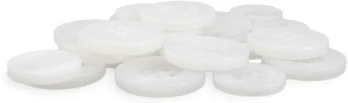 Vista 3 de ButtonMode Botones de bata de laboratorio (se adapta a AllHeart, Dickies, higos, manos curativas, Landau Labcoats) con 4 agujeros, juego de 22