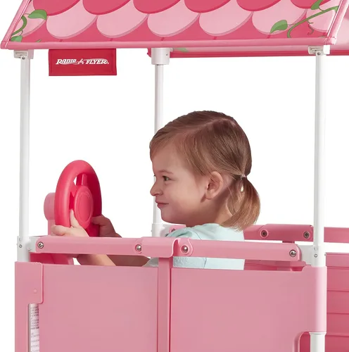 Vista 14 de Radio Flyer - Castillo de princesa desplegable para jugar, escalador para niños pequeños, edades 2-5